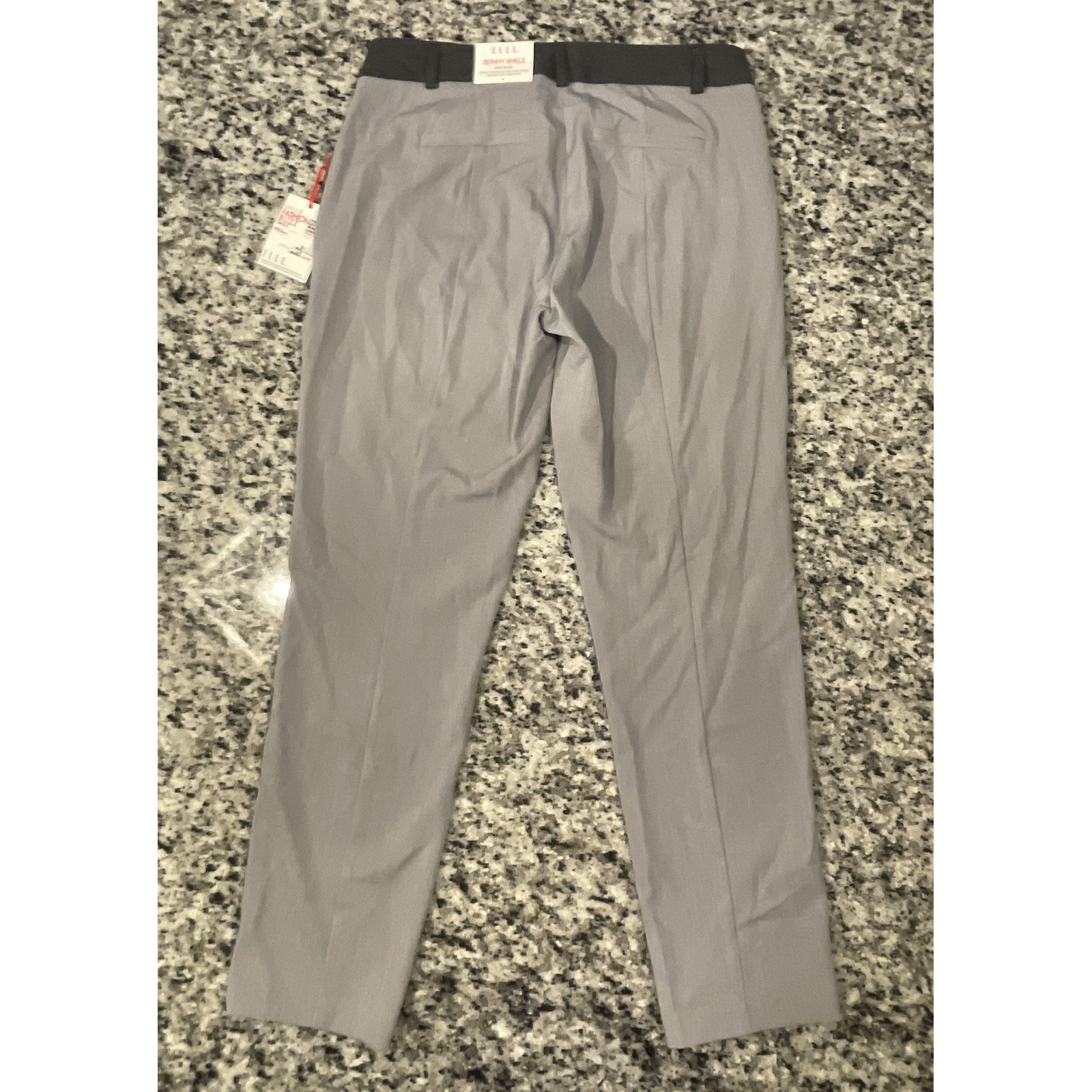 New Women's Elle Skinny Ankle Pants Crop Curvy Light Grey Gray Dress Size 4 — image 7 of 8